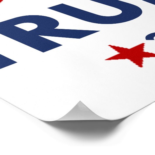 Donald Trump 2016 Poster (Ecke)