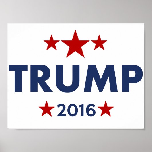 Donald Trump 2016 Poster (Vorne)
