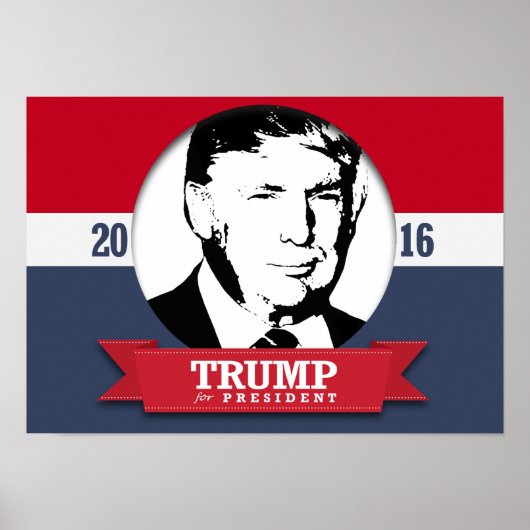 DONALD TRUMP 2016 POSTER (Vorne)