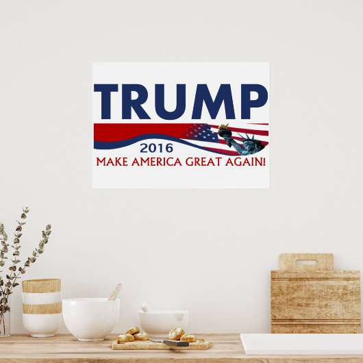 Donald Trump 2016 Poster (Küche)