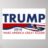 Donald Trump 2016 Poster (Vorne)