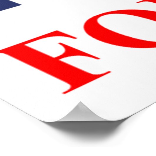 Donald Trump 2016 Poster (Ecke)