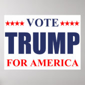 Donald Trump 2016 Poster (Vorne)