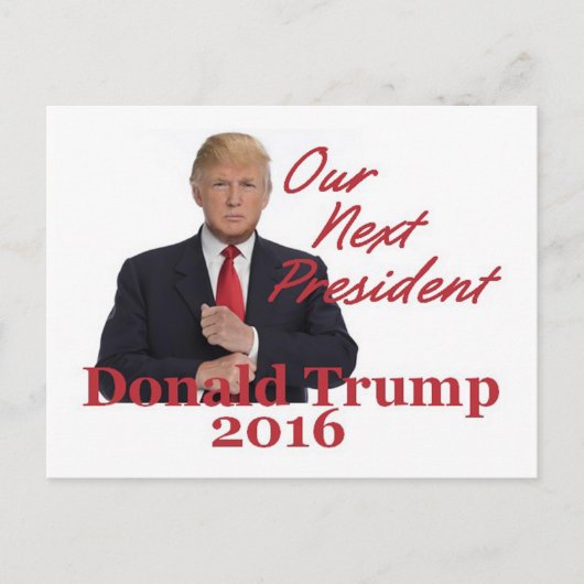 Donald TRUMP 2016 Postkarte (Vorderseite)