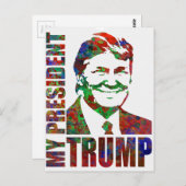 Donald Trump 2016 Präsidentschaftskandidat Postkarte (Vorne/Hinten)
