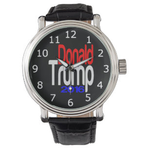 Donald Trump 2016 Red White and Blue Armbanduhr