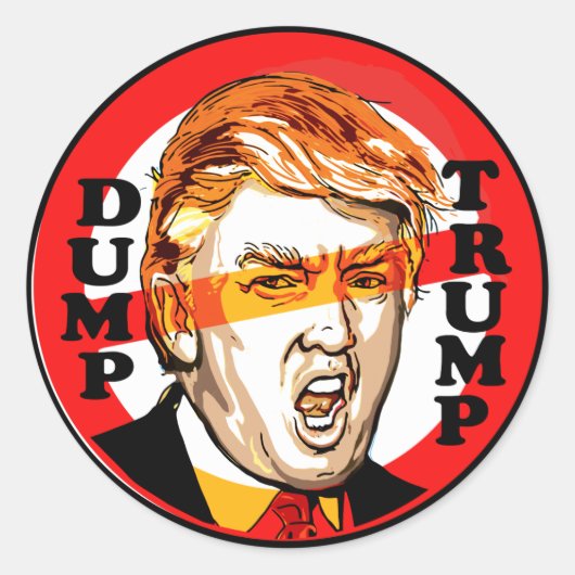 Donald Trump 2016 Runder Aufkleber (Vorderseite)