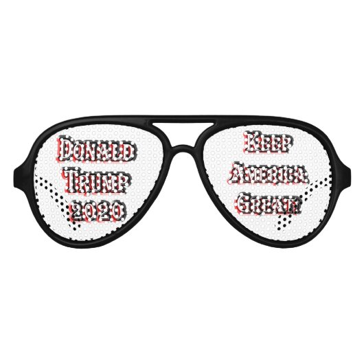 Donald Trump 2020 - Behalt Amerika groß! Partybrille (Vorderseite)