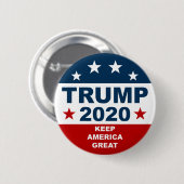 Donald Trump 2020 behalten Amerika groß Button (Vorne & Hinten)