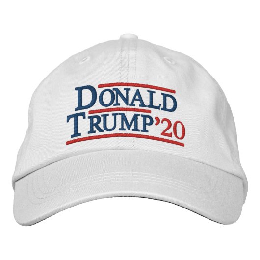 Donald Trump 2020 bestickter Hut (Vorderseite)