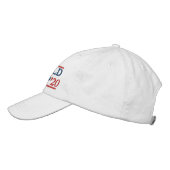 Donald Trump 2020 bestickter Hut (Links)