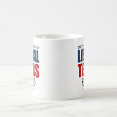 Donald Trump 2020, der meine Schale LIBERALE RISSE Kaffeetasse (Mittel)