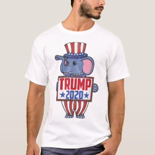 Donald Trump 2020 Republikanischer Elefant T-Shirt