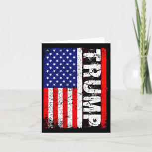 Donald Trump 2020 Vintage US-Flagge T-Shirts Karte