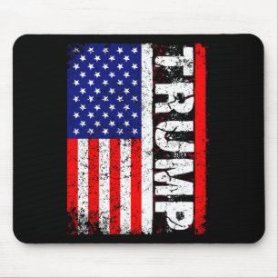 Donald Trump 2020 Vintage US-Flagge T-Shirts Mousepad