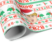 Donald Trump 2020 Weihnachten Geschenkpapier (Rolleneckpunkt)