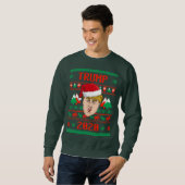 Donald Trump 2020 Weihnachten Sweatshirt (Vorne ganz)