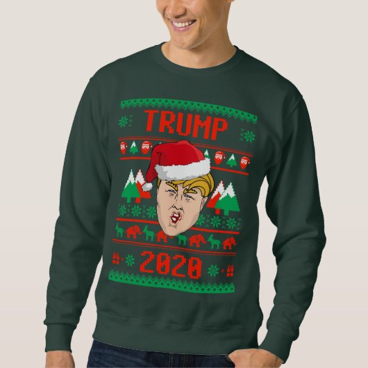 Donald Trump 2020 Weihnachten Sweatshirt (Vorderseite)