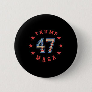 Donald Trump 2024 45 47 Mega Vintage amerikanische Button