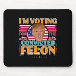 Donald Trump 2024 Amerikanische Wahlen Abstimmung  Mousepad