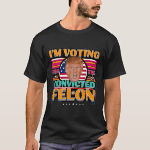 Donald Trump 2024 Amerikanische Wahlen Abstimmung T-Shirt