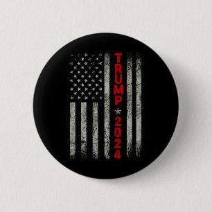 Donald Trump 2024: Amerikas Fahne zurücknehmen Button