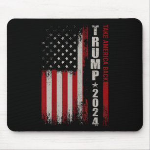 Donald Trump 2024: Amerikas Fahne zurücknehmen Mousepad