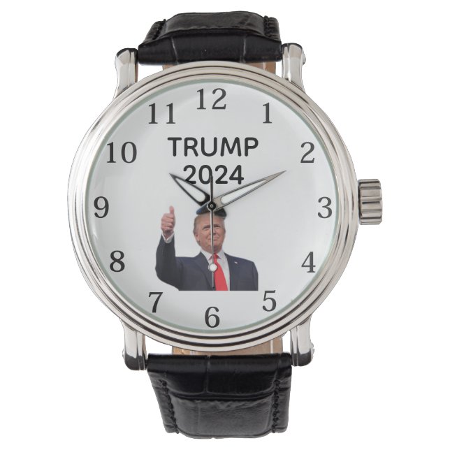 Donald Trump 2024 Armbanduhr (Vorderseite)