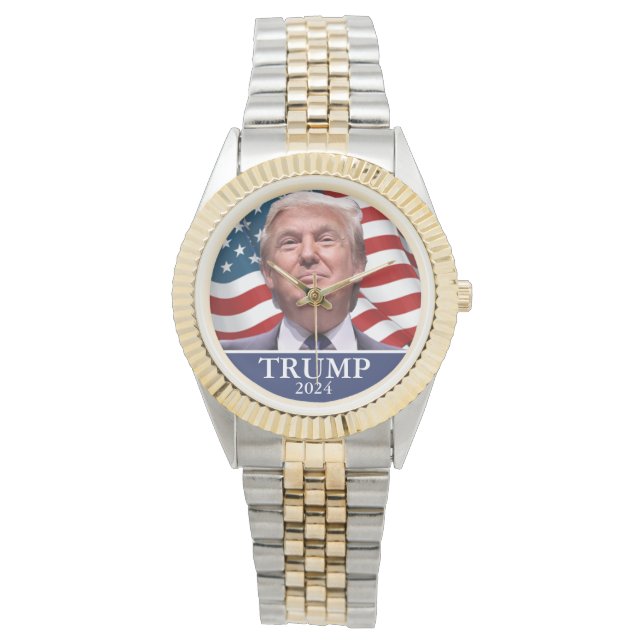 Donald Trump 2024 Armbanduhr (Vorderseite)