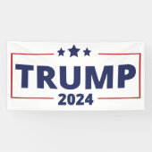 Donald Trump 2024 Banner (Horizontal)