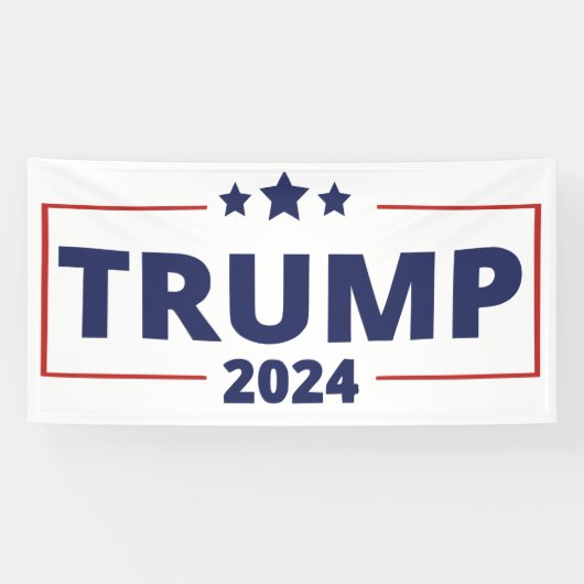 Donald Trump 2024 Banner (Horizontal)