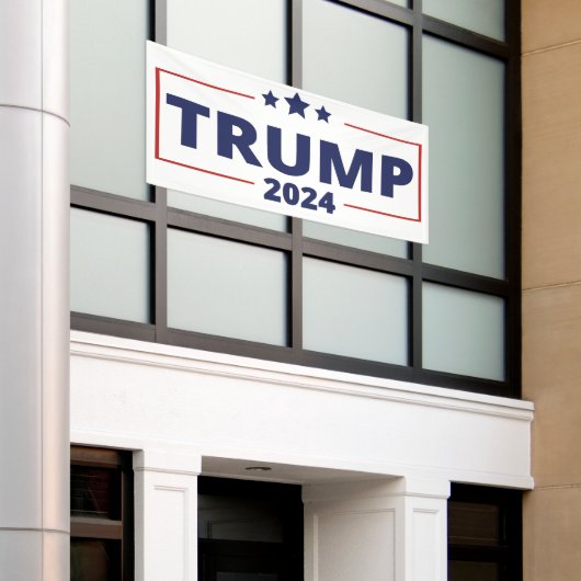 Donald Trump 2024 Banner (Äußeres Gebäude)