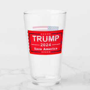 Donald TRUMP 2024 Beer Pint Glass Glas