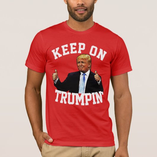 DONALD TRUMP 2024 BEHIELT AUF TRUMPIN' T - Shirt (Vorderseite)