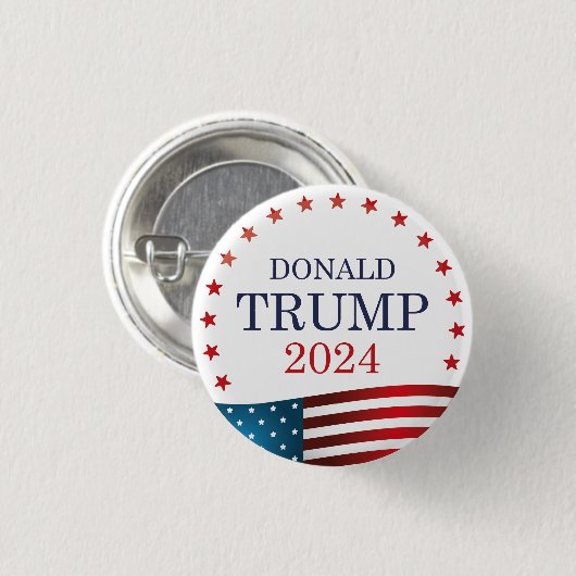 Donald Trump 2024 Button (Vorne & Hinten)