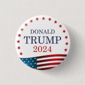 Donald Trump 2024 Button (Vorderseite)