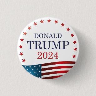 Donald Trump 2024 Button