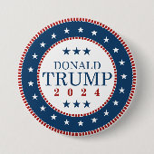 Donald Trump 2024 Button (Vorderseite)