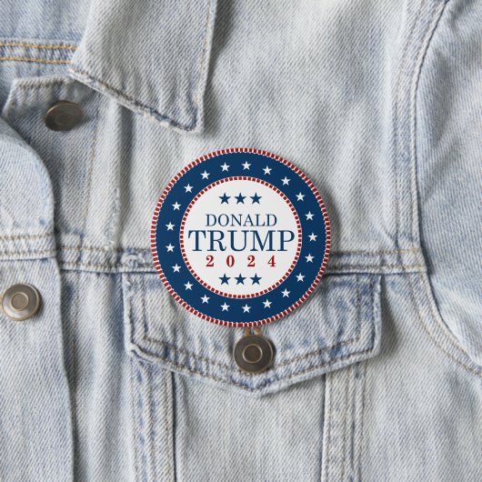 Donald Trump 2024 Button (Beispiel)