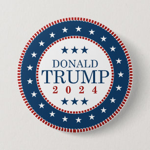 Donald Trump 2024 Button
