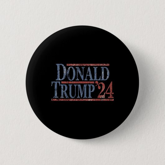 Donald Trump 2024 Button (Vorderseite)