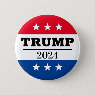 Donald Trump 2024 Button