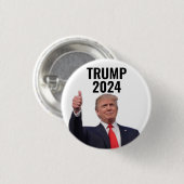 Donald Trump 2024 Button (Vorne & Hinten)