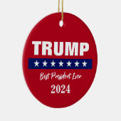 DONALD TRUMP 2024 CHRISTMAS ORNAMENT (Rechts)