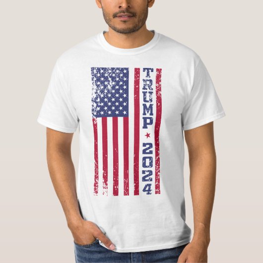 Donald Trump 2024 erschüttert T-Shirt (Vorderseite)