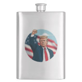 Donald Trump 2024 Flachmann (Vorderseite)