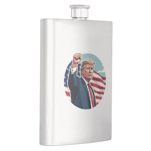 Donald Trump 2024 Flachmann (Rechts)