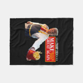 Donald Trump 2024 Französisch Fry - Make French Fr Fleecedecke (Vorderseite (Horizontal))