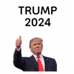 Donald Trump 2024 Freistehende Fotoskulptur<br><div class="desc">Ich Liebe es,  wenn ich morgens weckte und Donald Trump ist Präsident!</div>