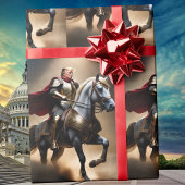 Donald Trump 2024 Funny Conservative Geschenkpapier